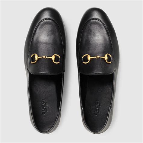 gucci women's brixton leather horsebit loafers|gucci horsebit accent leather loafers.